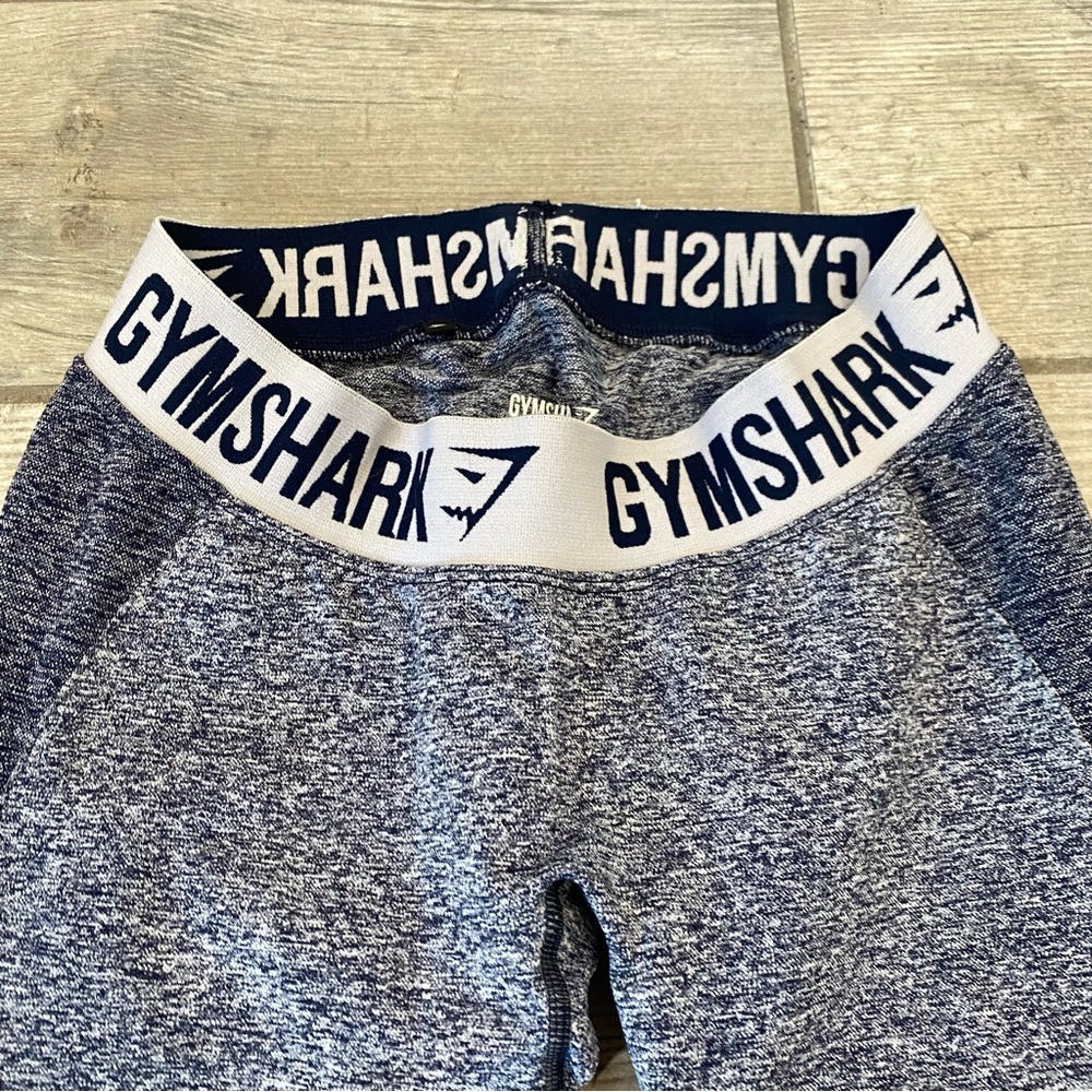 SOLD | Gymshark Flex Leggings Sapphire Blue Marl/Light Grey - Picture 5 of 13